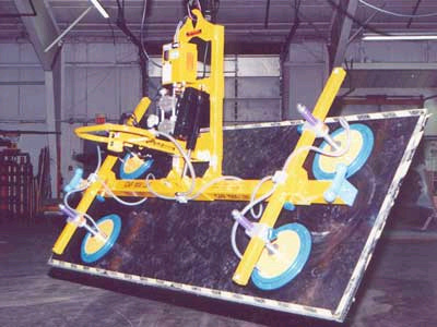 ANVER Four Pad Electric Powered Vacuum Lifter with Powered Tilter